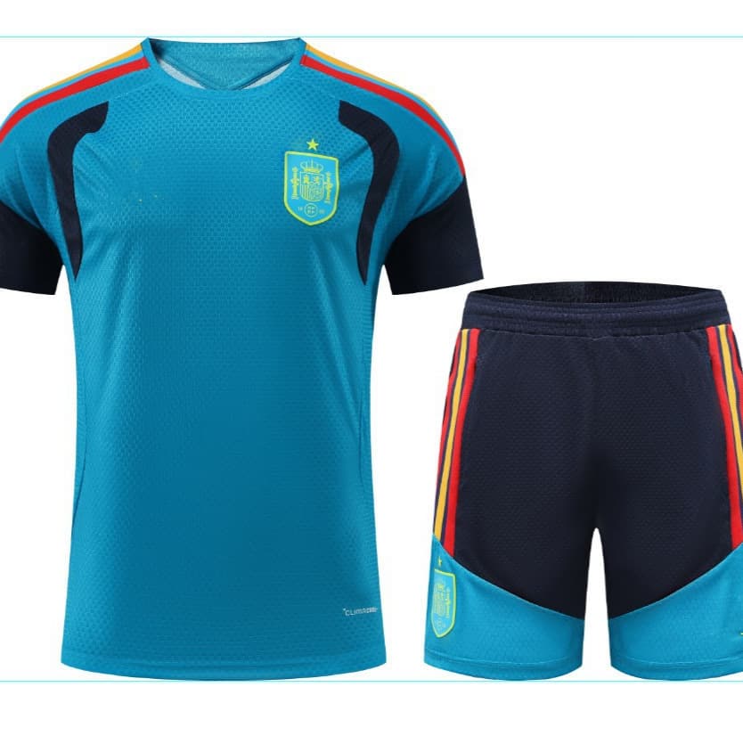 New Football Jersey Training Kit Argentina Brazil Portugal Spain Match Kit Set Player Version Jersey