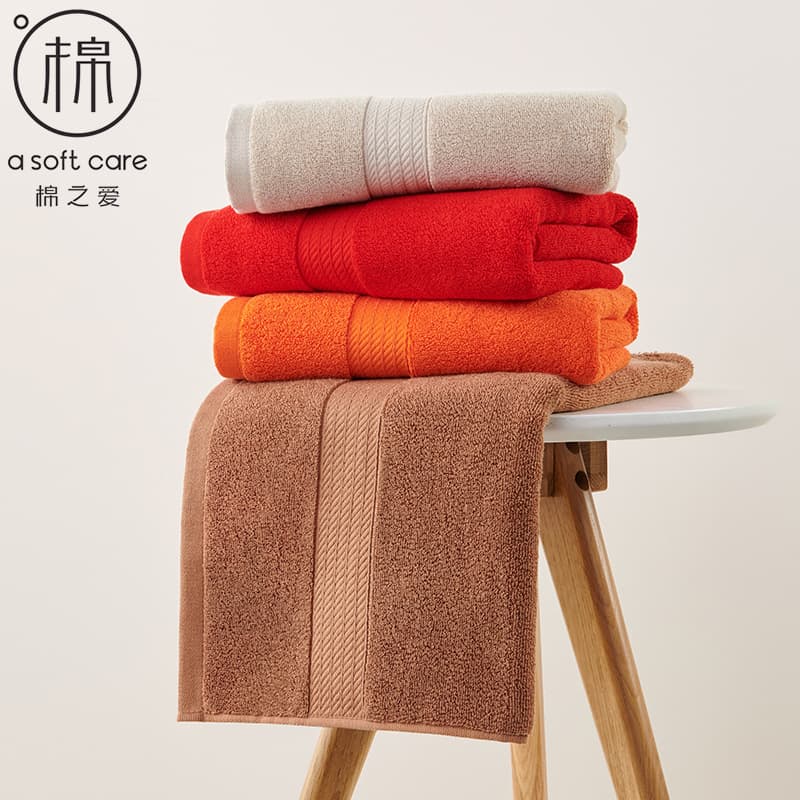 Large Size Pure Cotton Bath Towel 50x100cm Absorbent Face Towel for Adults Face And Body Dry Quickly Soft And Comfortable