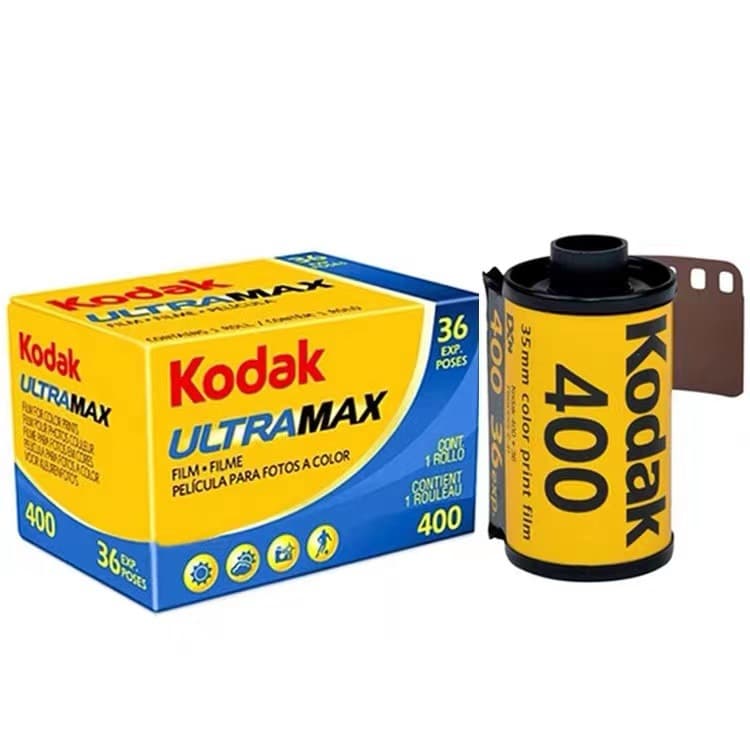American Kodak 400 Kodak film all-purpose UltraMax 400 ISO 135 color film, 36 exposures, 35mm