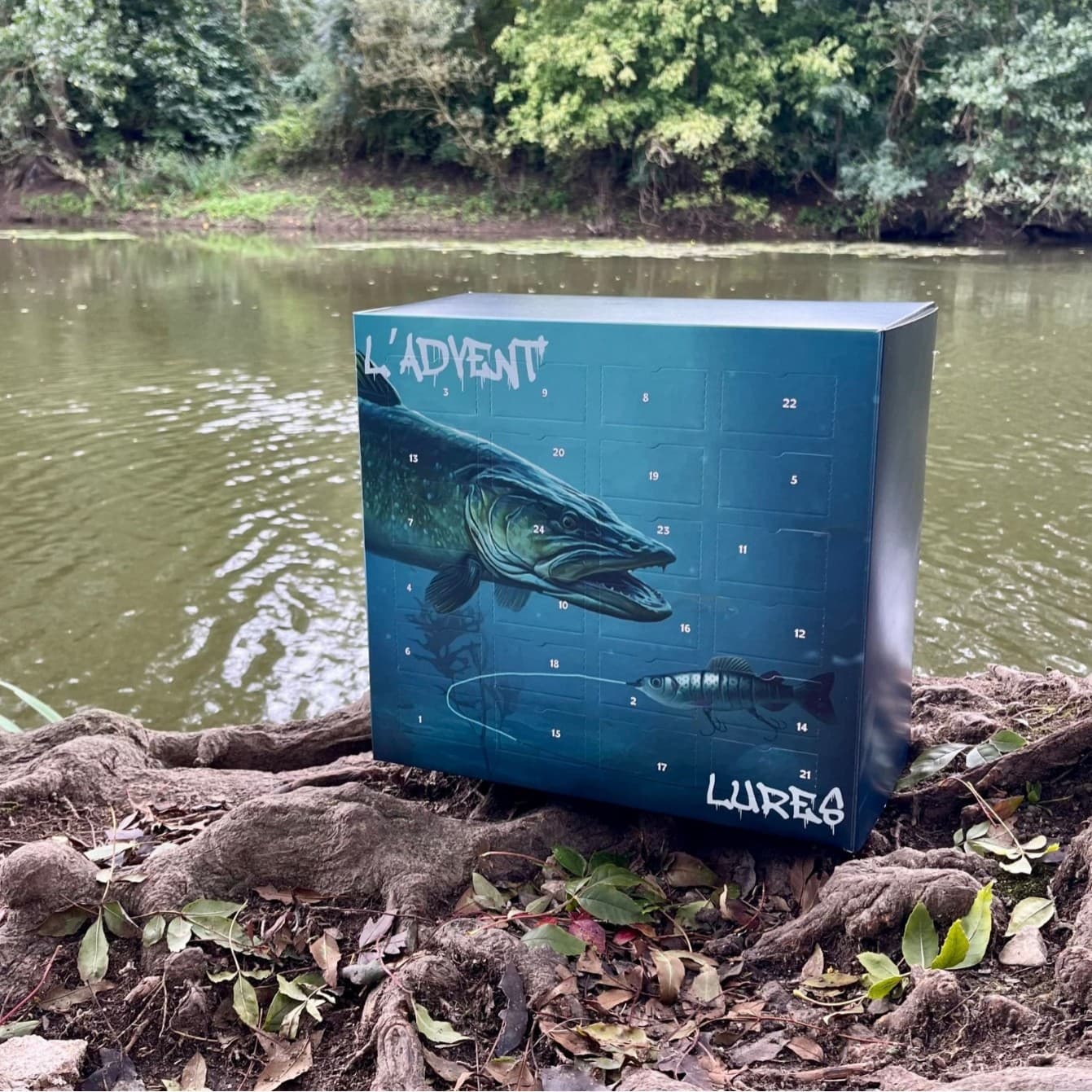 Double Hook L'ADVENT'LURES Fishing Hooks Blind Box Christmas New Year Gift Box Fishing Tackle Countdown New Year's Day Gift