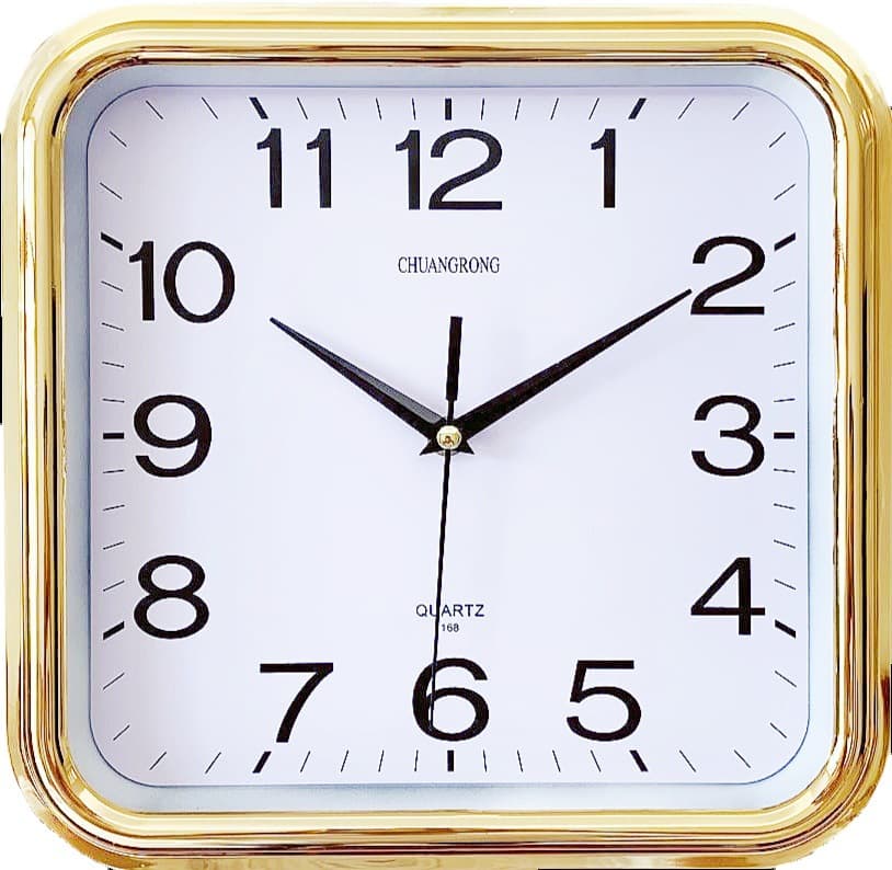 Factory supply 12 inch 30cm plastic wall clock GOOD cross-border e-commerce wholesale quartz clock home living room wall clock