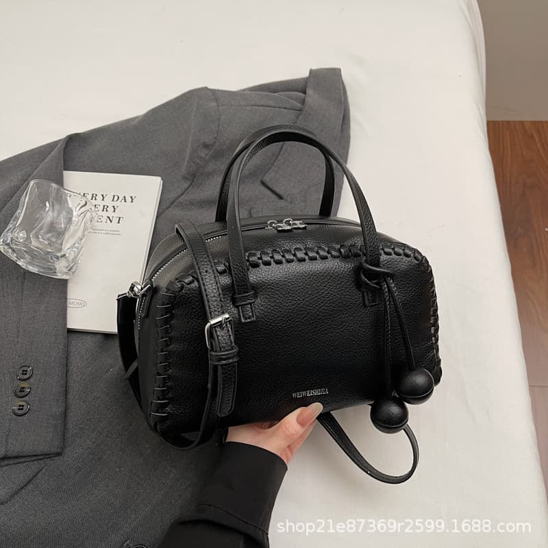 Niche Design Trendy Bowling Bag for Women 2026 New Summer Versatile Casual Handbag Crossbody Bag