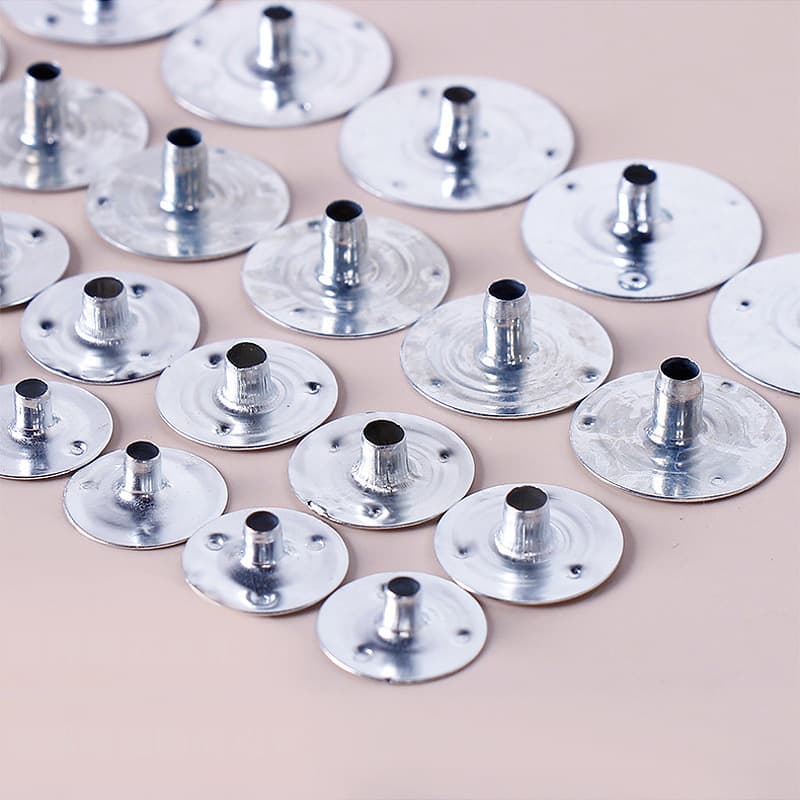 Brand Galvanized Candle Wick Base with Different Diameters, DIY Candle Making Supplies, 100 Wick Holders