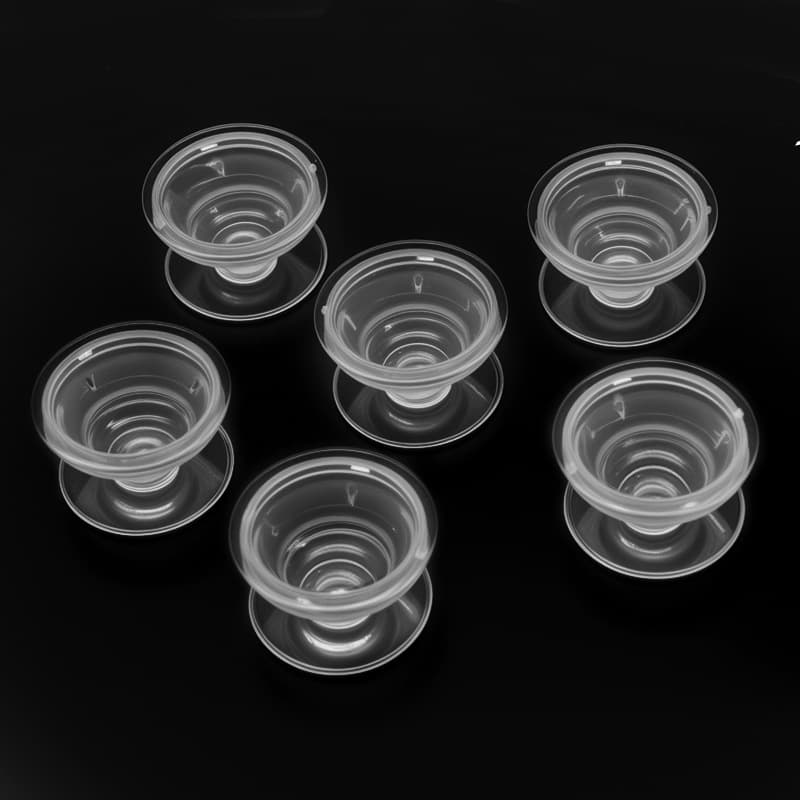 Amazon transparent airbag holder printed LOGO flat groove transparent mobile phone airbag holder acrylic glue