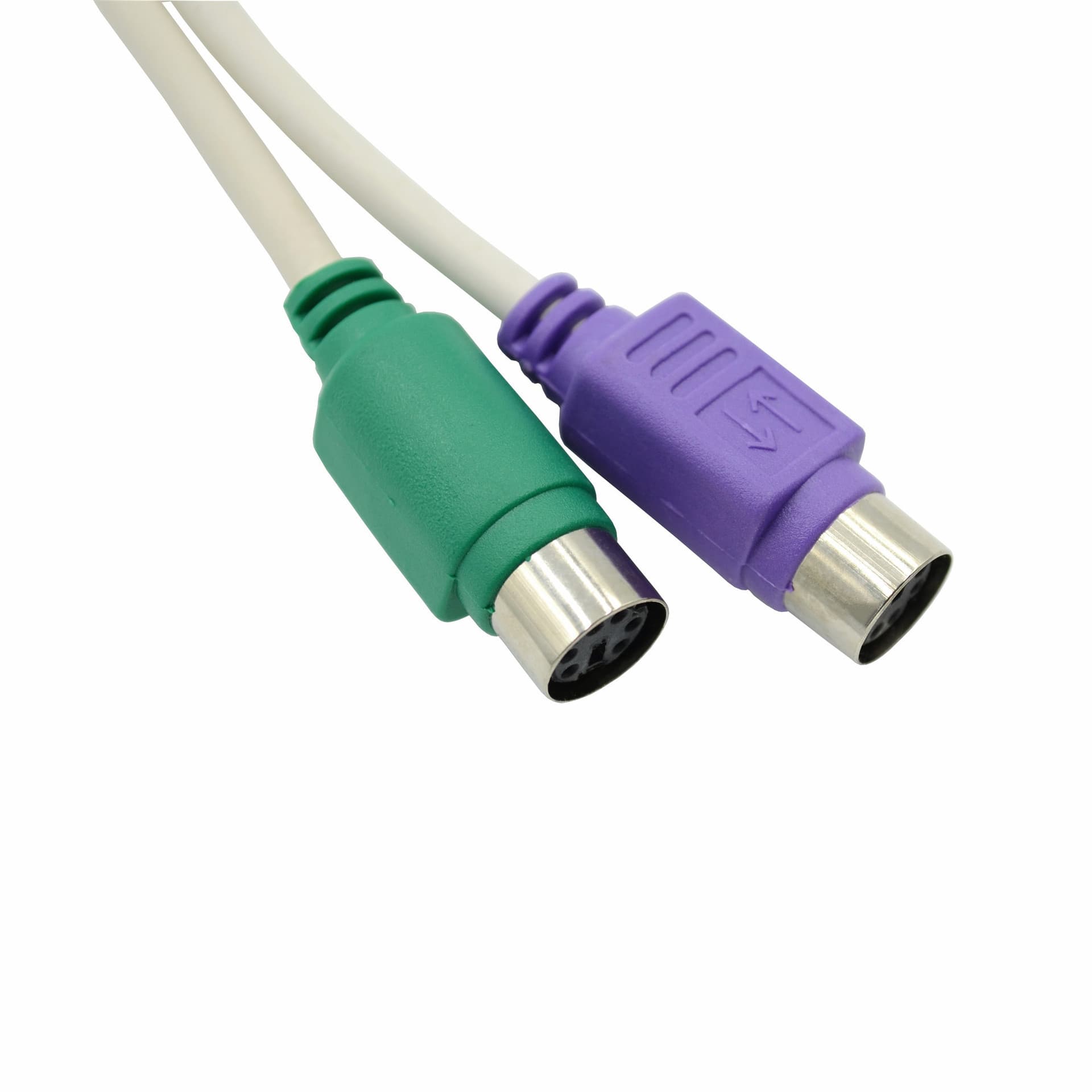 USB to PS2 Adapter Cable, USB to Keyboard Mouse Adapter, USB 2.0 One-to-Two with Chip, USB to PS2