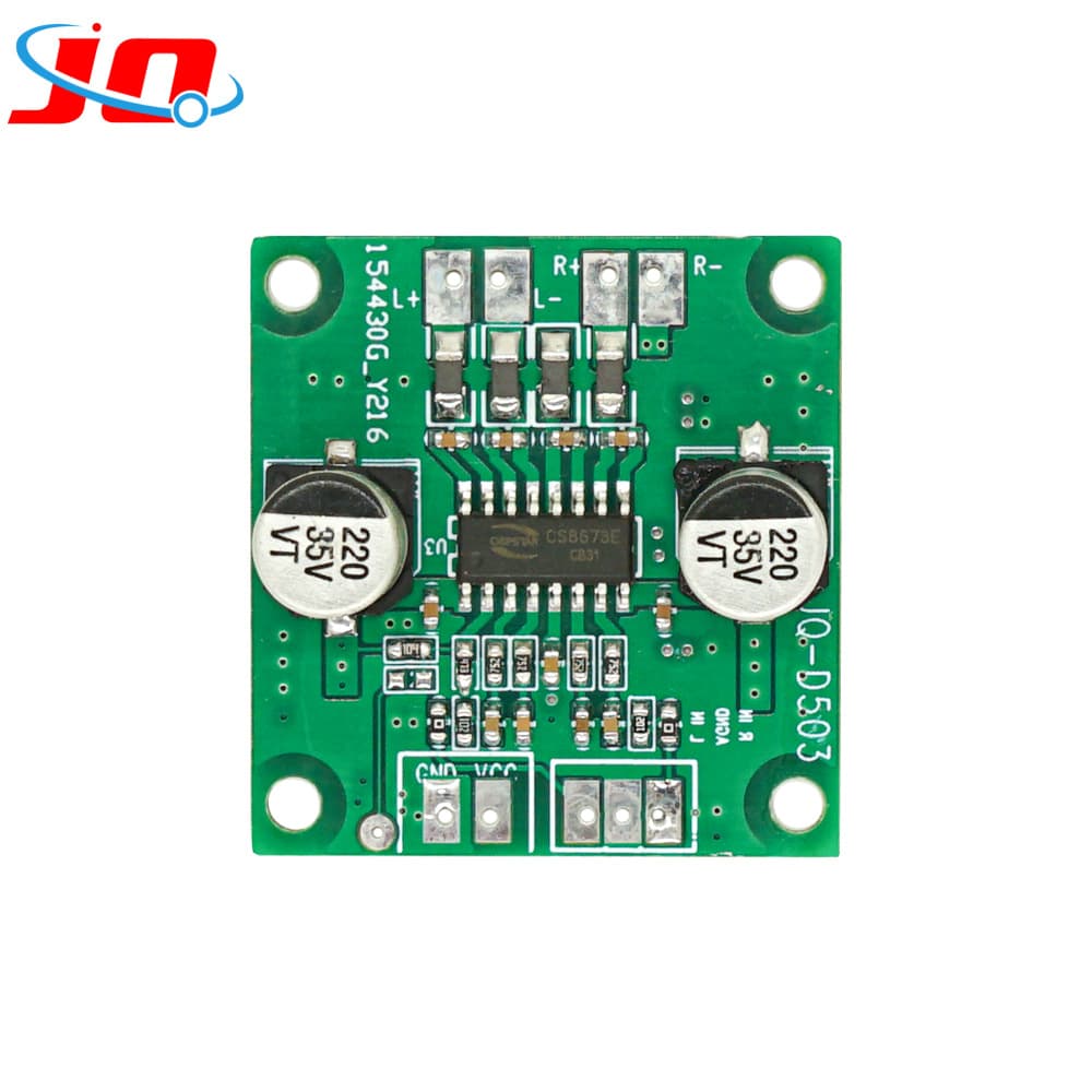 JQ Amplifier Board 2*40W Power Digital Amplifier Board Car Audio MP3 Decoder Board Amplifier Board Module Amplifier