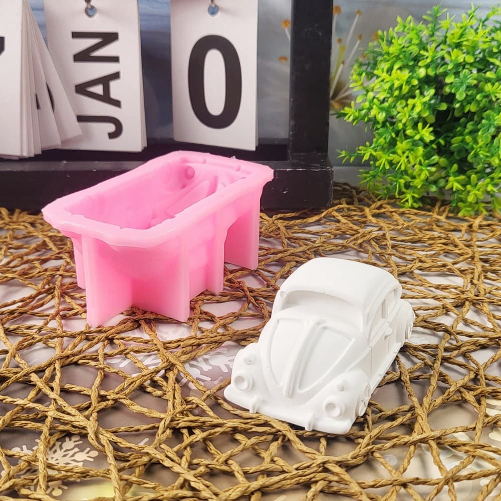 Car plaster ornament candle mold silicone mold DIY plaster silicone mold W0275
