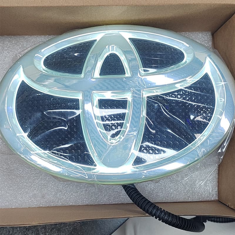 Compatible with 2016-2020 Toyota Land Cruiser Prado Grille Emblem 2018-2020 Prado Front Badge Sequential Light