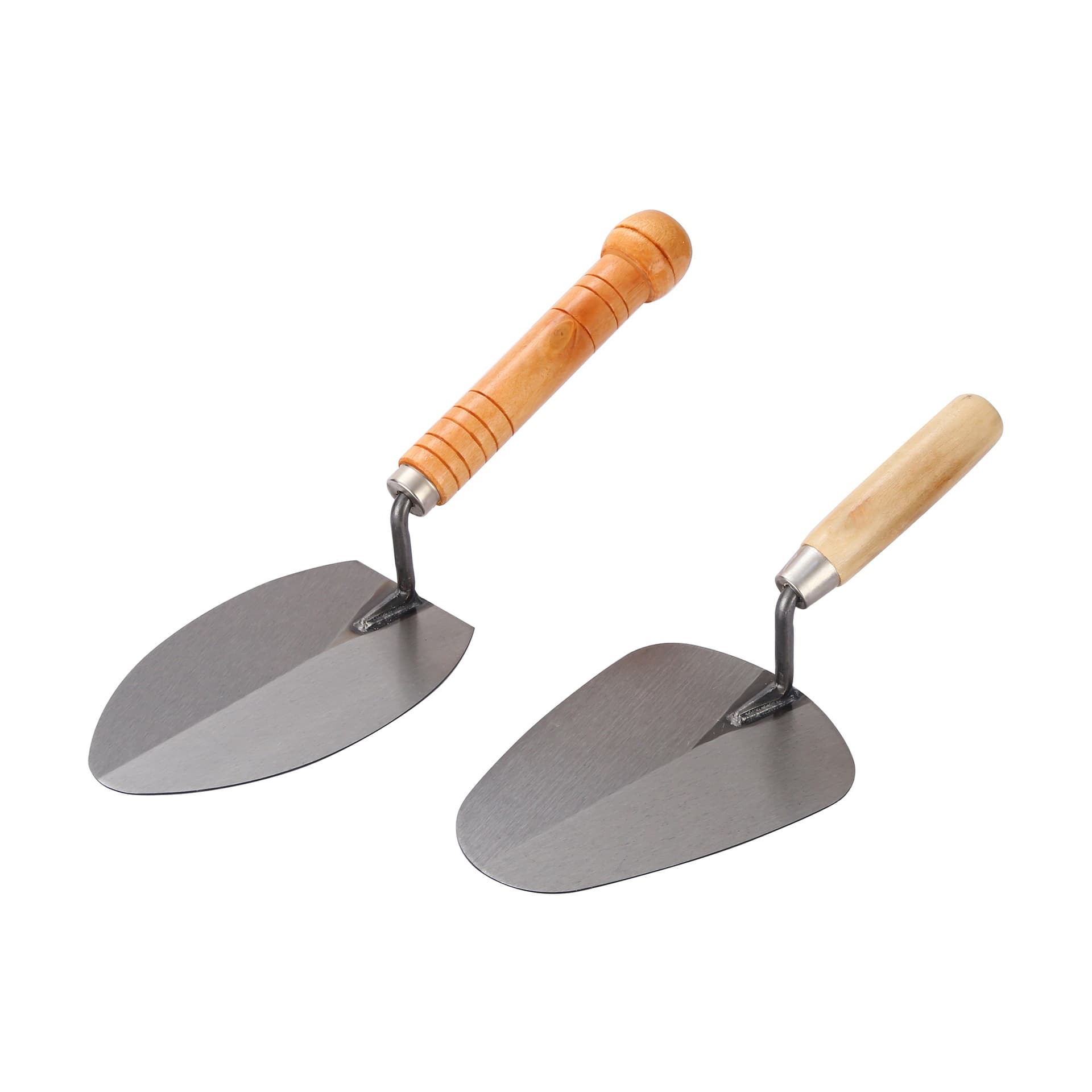 Manufacturer direct sales long handle strikeable bricklaying trowel heart-shaped trowel high carbon steel large round head duckbill type large trowel
