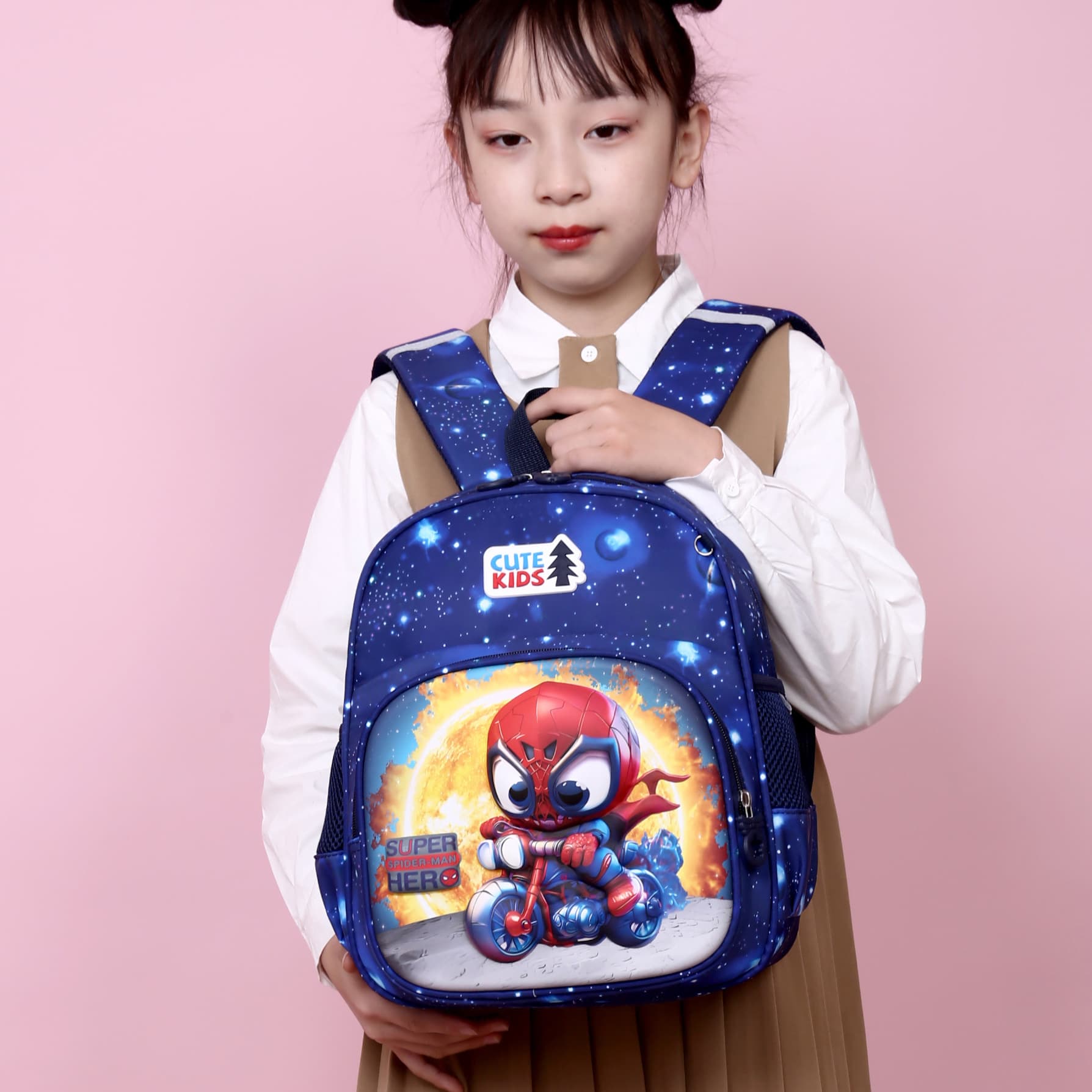 New Cartoon Kids Backpack for Kindergarten Children, Lightweight Ergonomic School Bag for Boys and Girls, Export Quality