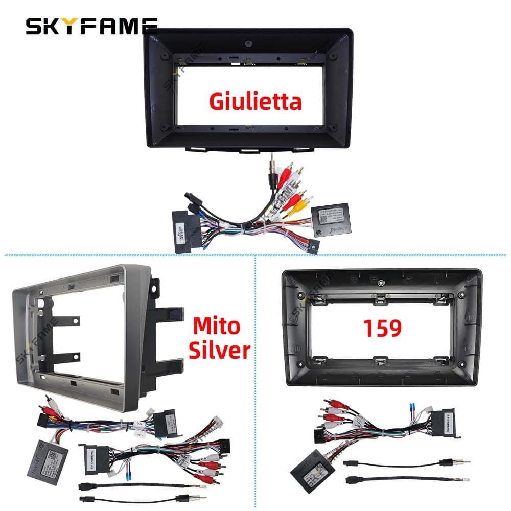 Versatile Frame Kit for 07-11 Alfa Romeo Mito 955/T159 Dash Kit