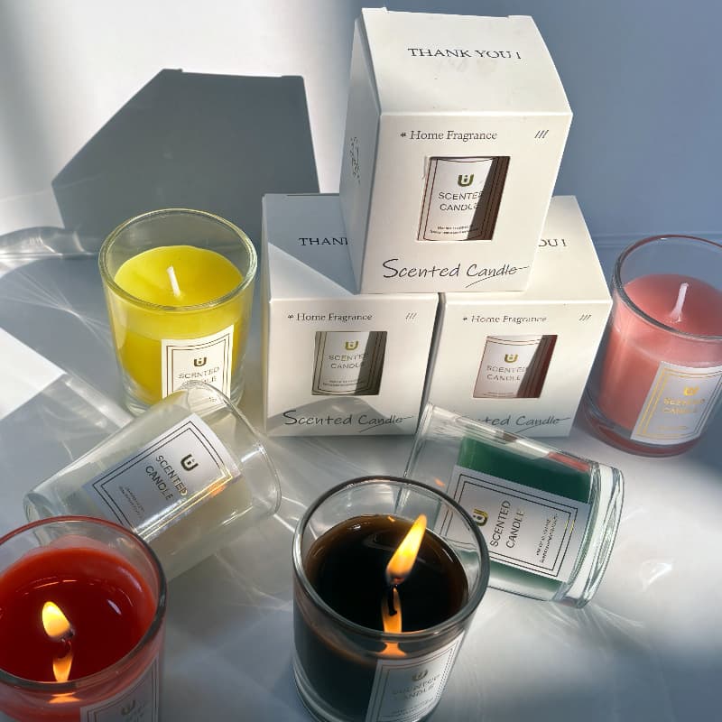 Smoke-free scented candle, factory direct, glass jar, long-lasting home fragrance, birthday gift, souvenir, Instagram style