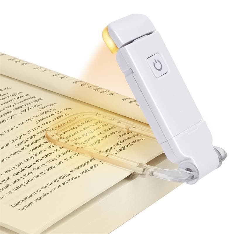 In Stock Hot-Selling USB Mini Eye-Care Foldable Book Clip Lamp Portable Simple Eye-Protection Reading Light for Amazon Cross-Border