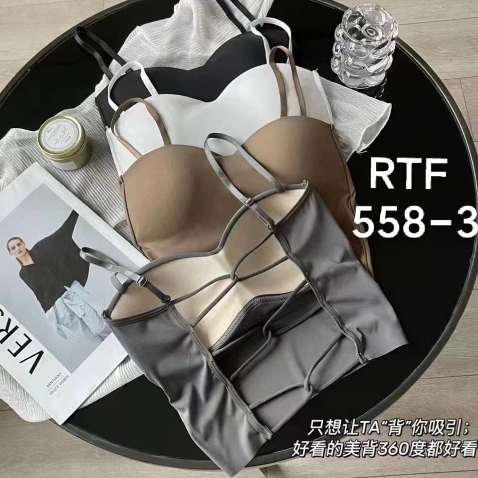 New Ice Silk Wrap Bra Strapless Tank Top with Fixed Cup Pads, Breathable Seamless Underwear for Women, Hot Girl Outfit Slim-Fit Bandeau Top