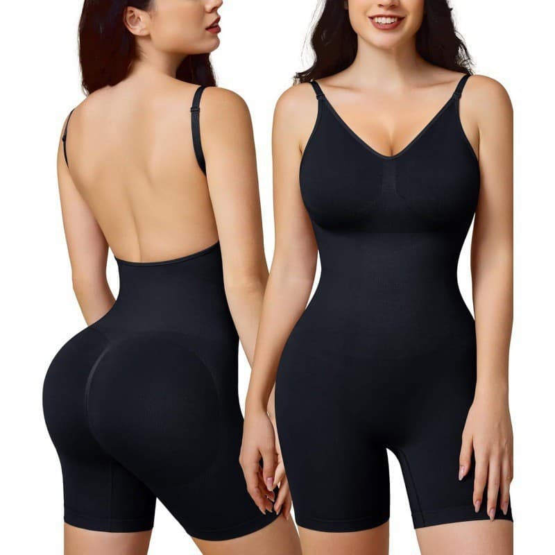 Cross-border SHEIN Amazon TEMU Hot Selling Siaman Body Shaping Clothing Sexy Backless Deep U-Back Base Top