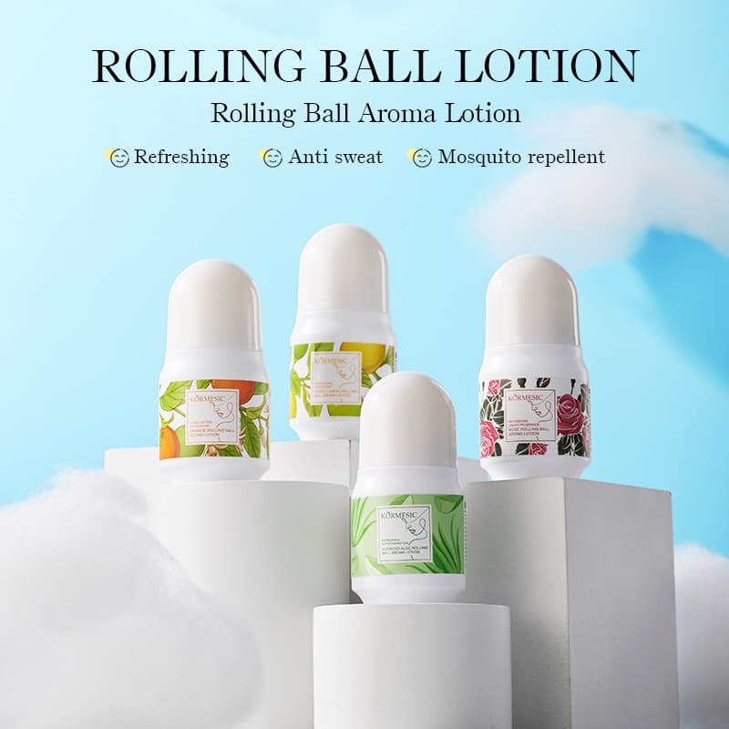 KORMESIC Long-Lasting Fresh and Refreshing Roll-On Deodorant Compact and Portable Cross-Border Factory Wholesale