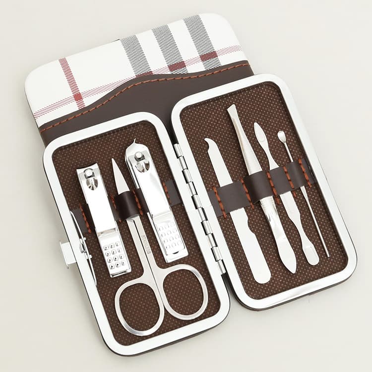 7-Piece Nail Clipper Set Factory Direct Supply Home Beauty Manicure Pedicure Tools Travel Portable Nail Kit