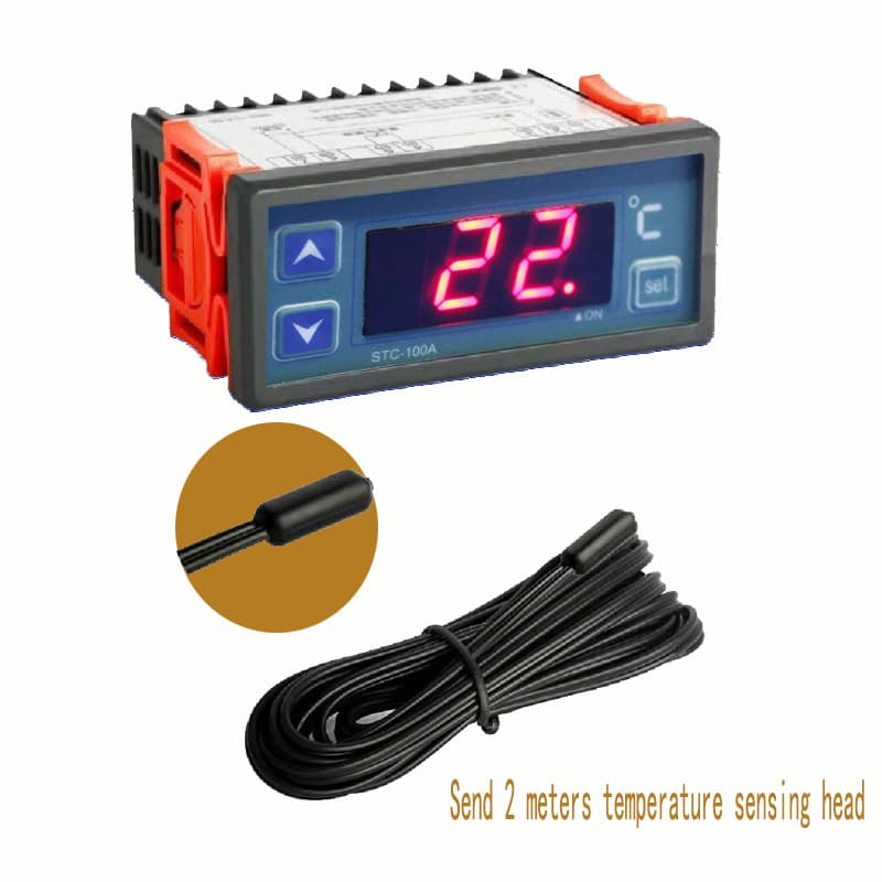 STC100A/200 Factory Direct Sales Refrigerator Temperature Controller, Cooling/Heating Alarm Digital Intelligent Thermostat