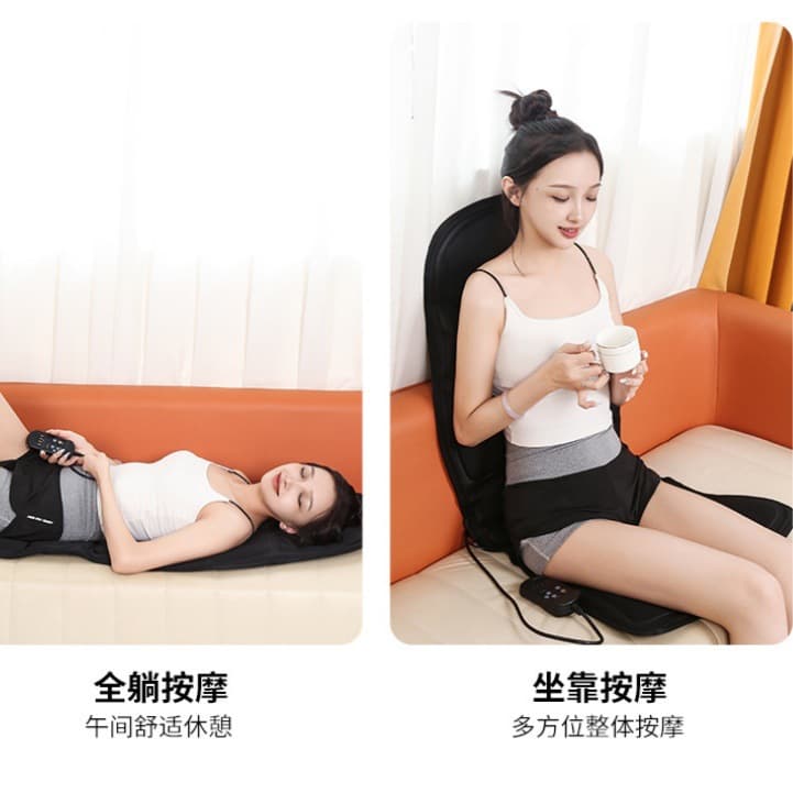 Dual-purpose heated and massage seat cushion for home and car, constant temperature heating, car health care seat cushion to relieve fatigue, wholesale factory.