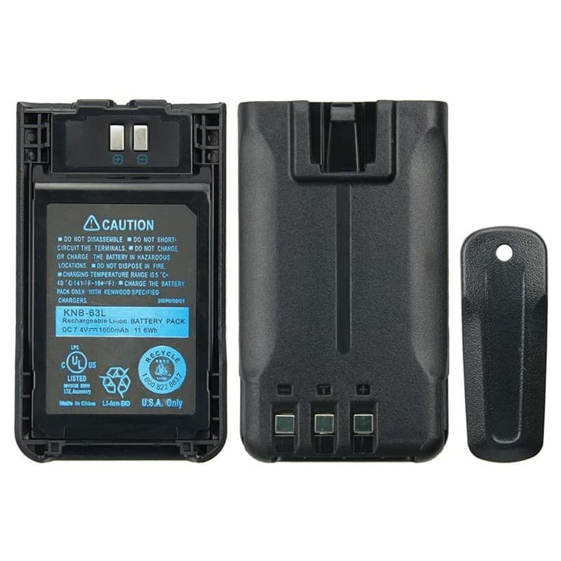 Compatible Kenwood TK-U100 Two-Way Radio Battery TH-K20A/TH-K40A/TK3000 Lithium Battery KNB-63L