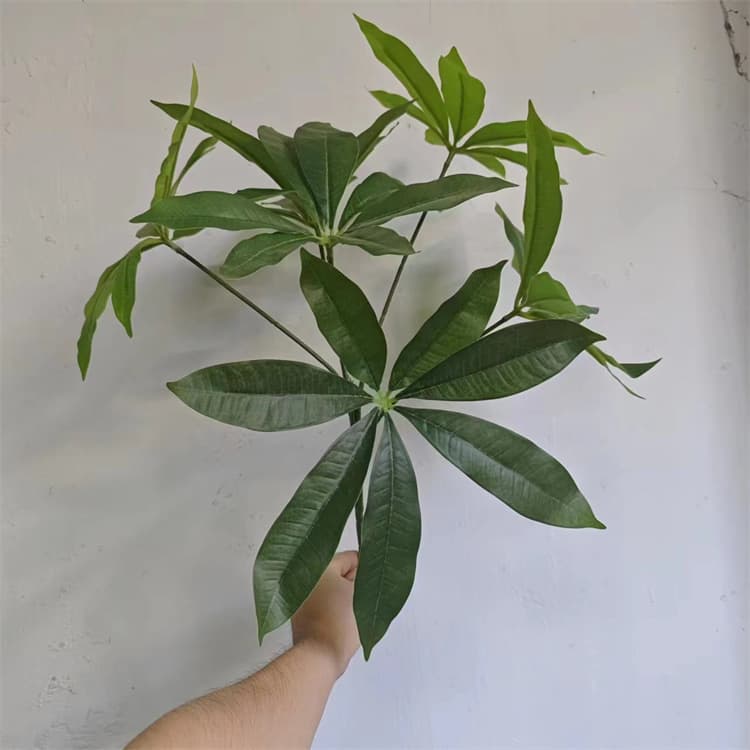 Get rich and go well with lucky leaves 7 pieces of simulated tree branches, artificial plastic flower ornaments, indoor photography props, wedding outfits