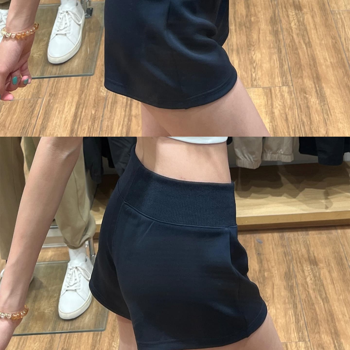 2026 summer navy blue sports shorts for women petite American hot girl fitness hot pants