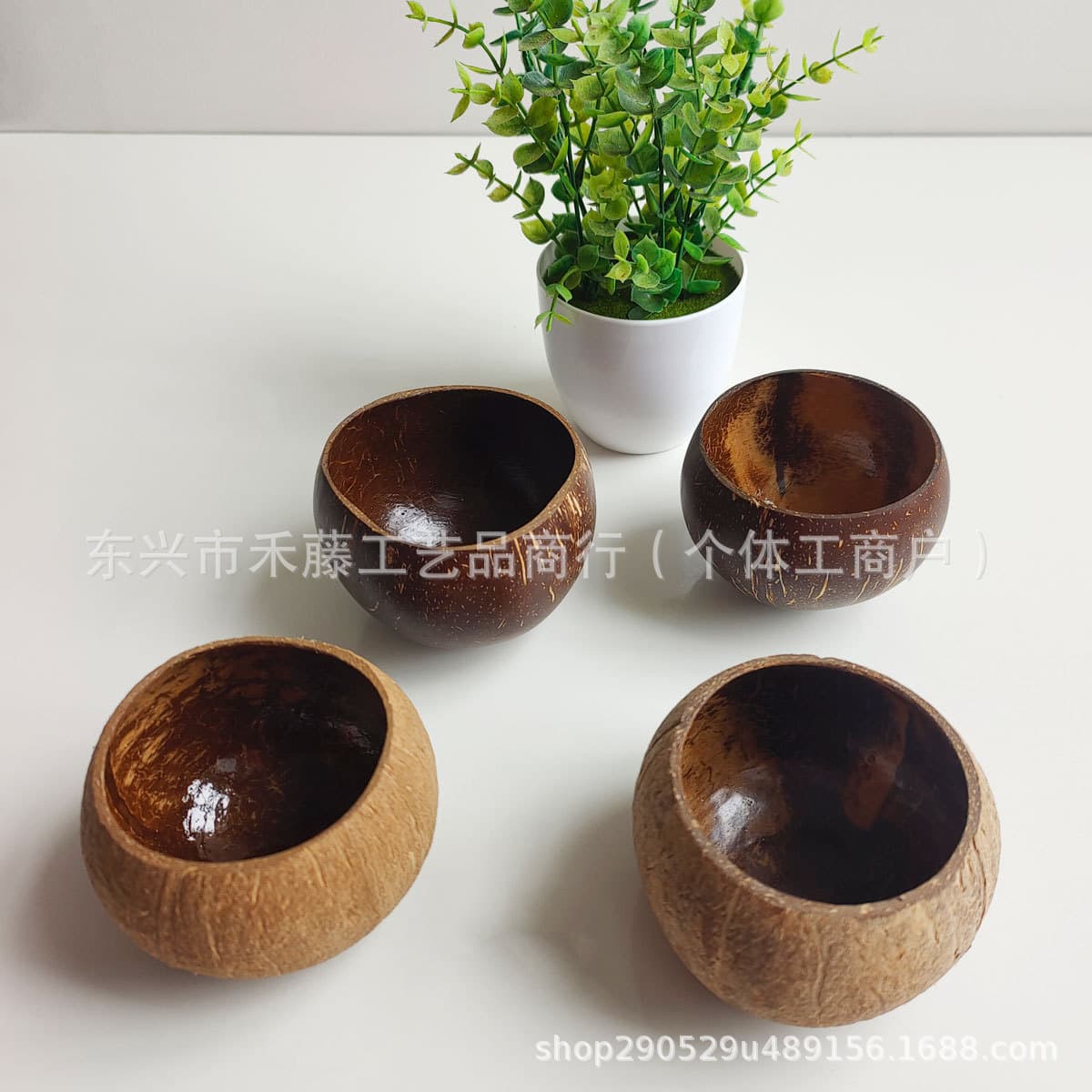 Original coconut shell bowl jar wax coconut bowl candle candle holder container coconut shell candle creative candle cup