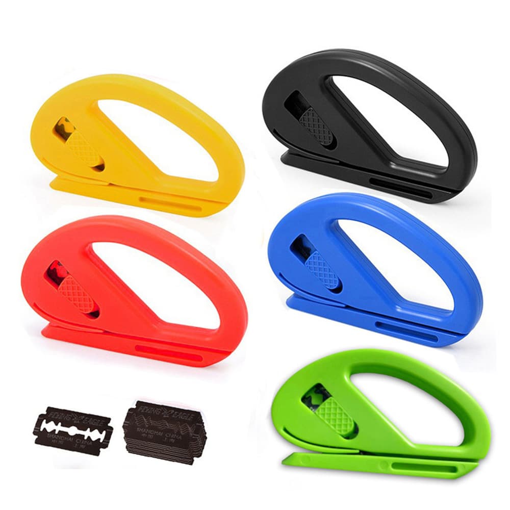 1 pack car film safety film cutting knife curved color changing film cutting knife tool fabric leather film cutting blade machine