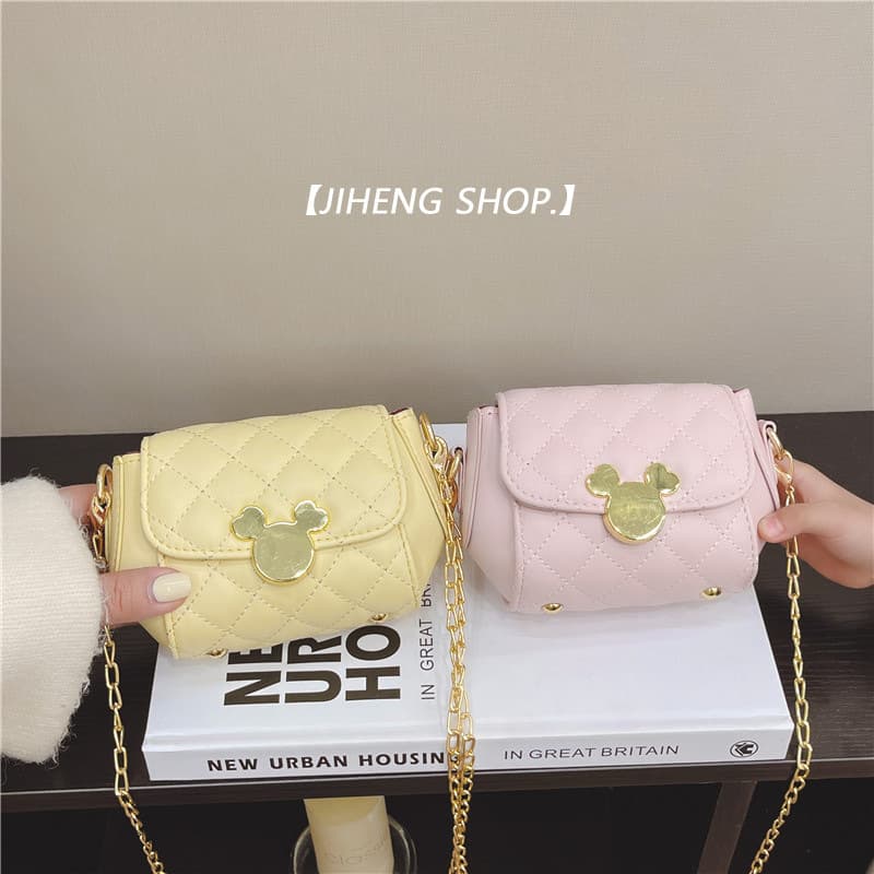 New Fashion Chanel Style Embroidery Mini Children's Parent-Child Lipstick Crossbody Small Cross Accessories Coin Purse Bag Women's Bag