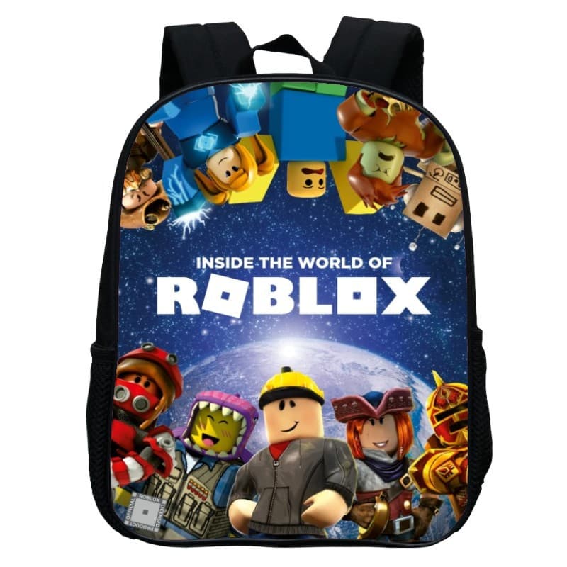 Cross-border wholesale new printed Roblox kindergarten backpack, Roblox cartoon backpack for preschool and early elementary grades