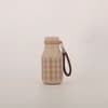 380 ml Gentle Plaid Insulated Cup 304 Stainless Steel Screw Lid with Lanyard Portable Carrying Travel Cup