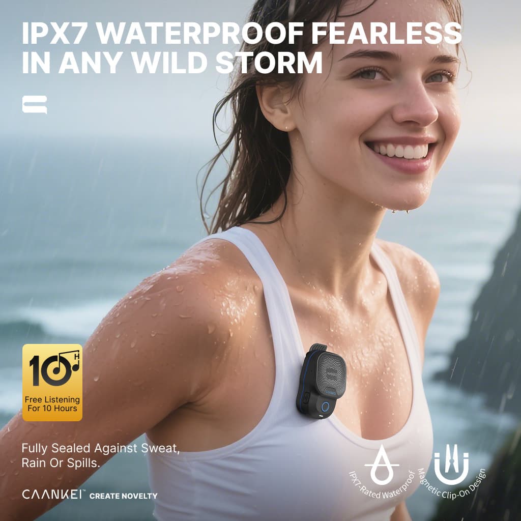 Cross-border Private Mold Bluetooth Speaker Noise Cancelling Wearable Mini Speaker Outdoor Wireless Speaker Sports Swimming Fitness