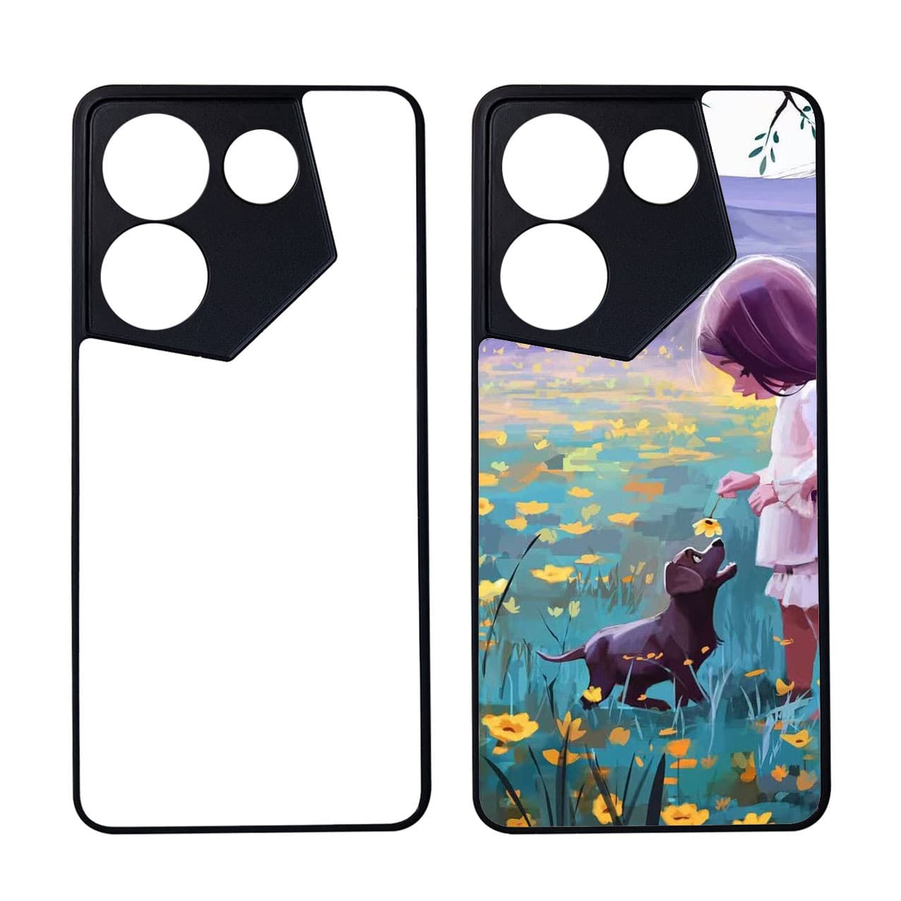 Blank Heat Transfer Phone Case for Camon 20 Pro 5G Sublimation, Customizable Protective Cover