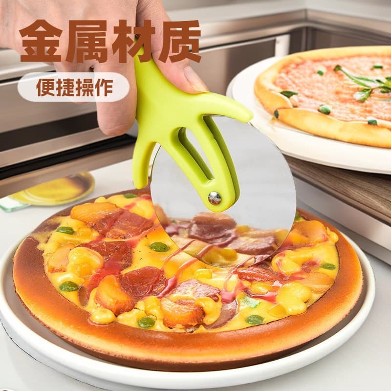 Manufacturer Direct Pizza Rolling Wheel, Pizza Cutter, Pastry Knife, Baking Tool for Pancake and Omelette Slicing