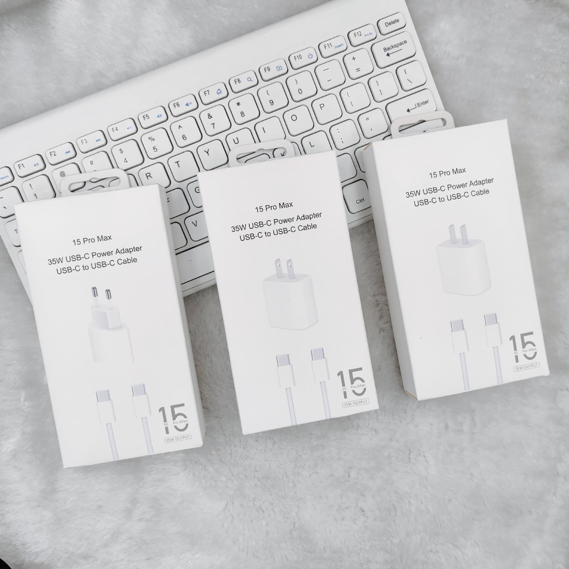 35W Charger Compatible with iPhone 15-17 Charger TYPE-C-C Fast Charging Head Dual C Charging Set