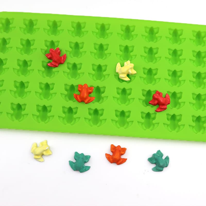 Happy 50-Piece Cute Frog Toad Silicone Chocolate Mold DIY Creative Resin Mold Wax Seal Bead Mold