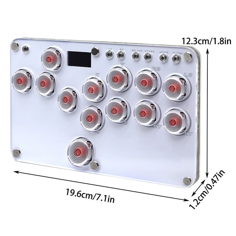 Arcade Joystick Fighting Game Stick for PS4 Street Fighter Mechanical Keyboard Controller Supports PC