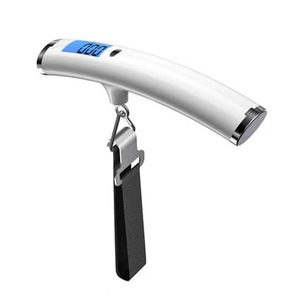 Factory Direct Electronic Luggage Scale, Portable Airplane Scale 50kg with Hook and Gram Display