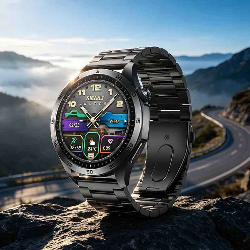ET485 Smart Watch with Heart Rate, Blood Oxygen, Sleep, Bluetooth Calling, Multi-function Pedometer Sports Watch