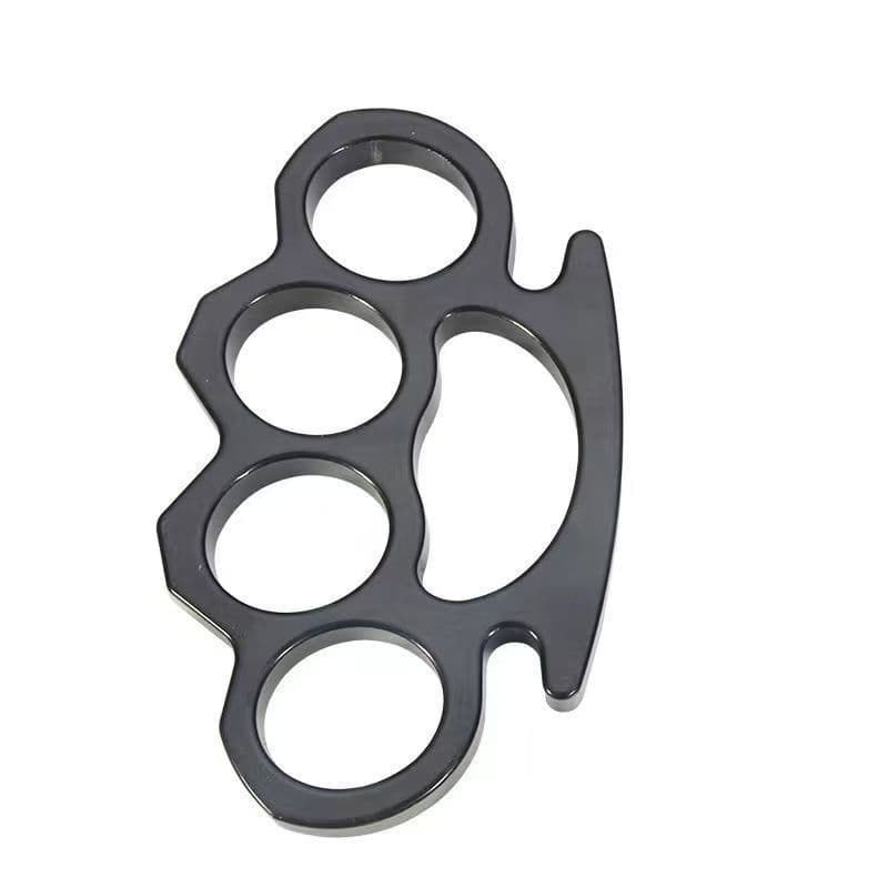 Outdoor Self-Defense Weapon Thickened Plastic Knuckle Duster High Hardness Iron Fighting Self-Protection Escape Window Breaking Self-Defense Wolf