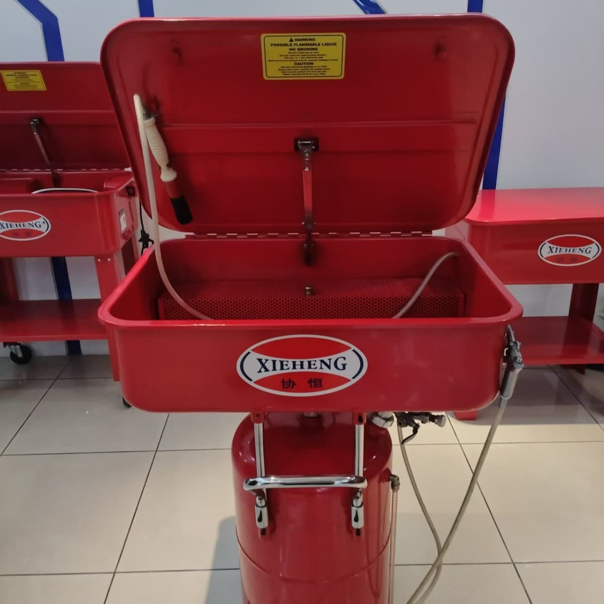 Xieheng 50L Parts Cleaner Engine Transmission Parts Cleaner Motorcycle Parts Cleaning Tank 20 Gallon