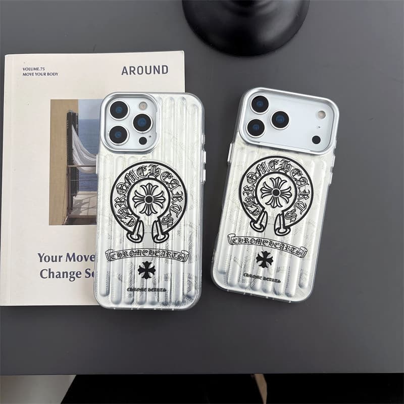 Magnetic Suitcase 17 Pro Max Phone Case for Apple iPhone 14 Trendy Chrome Hearts 16 Cross-border Drop-proof Case 13