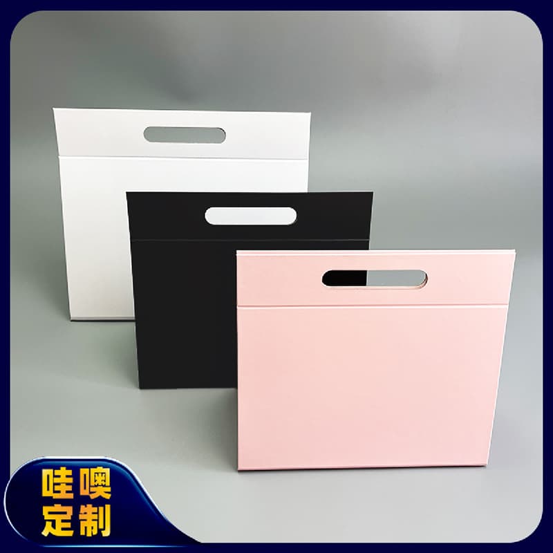 Wow Custom Foldable One-piece Handle Gift Box Portable Exquisite Ins Cross-border Hot-selling Customizable
