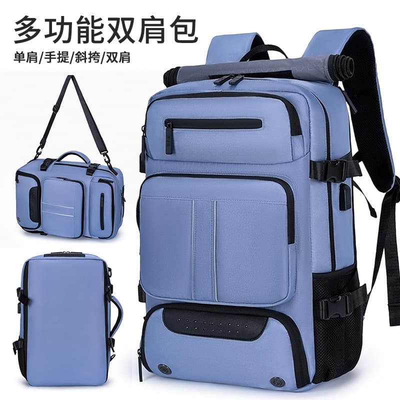 Cross-border Multifunctional Large Capacity Foldable Backpack Outdoor Travel Water-resistant Durable Laptop Bag Unisex
