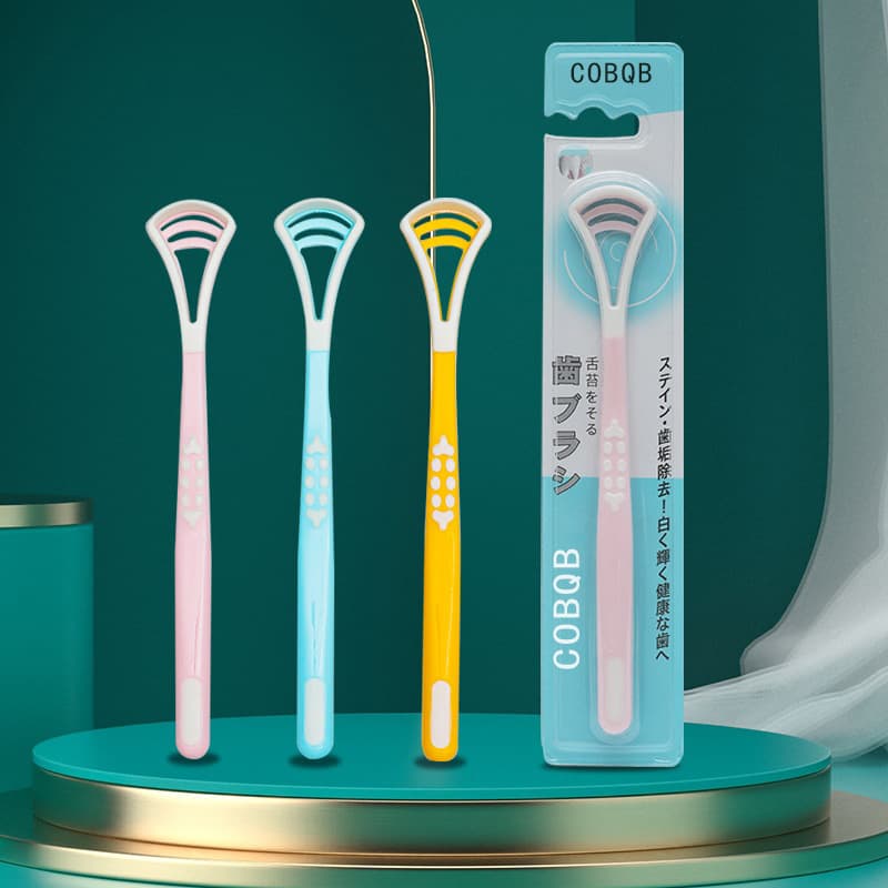 Silicone Tongue Scraper Tongue Brush Multifunctional Dual-Effect Tongue Coating Cleaning Brush Toothbrush Manufacturer Wholesale