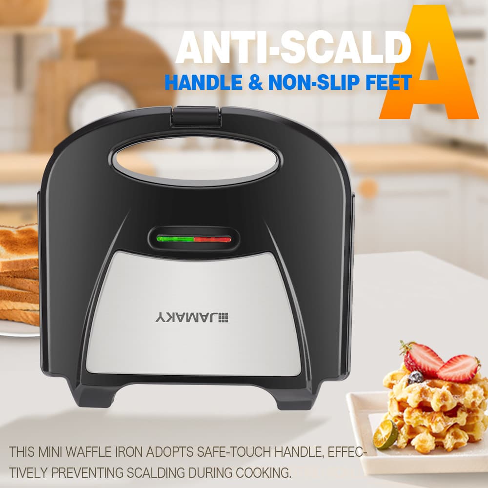 Jmk Household Breakfast Machine Mini Waffle Machine Crepe Machine Export Cross-Border European Standard Spot Multi-Function