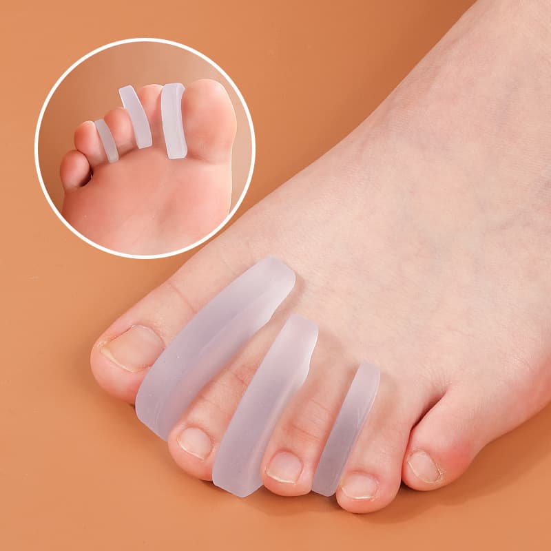 Bunion Hallux Valgus Toe Separator for Overlapping and Deviated Toe Compression Relief, SEBS Bunion Alignment Device