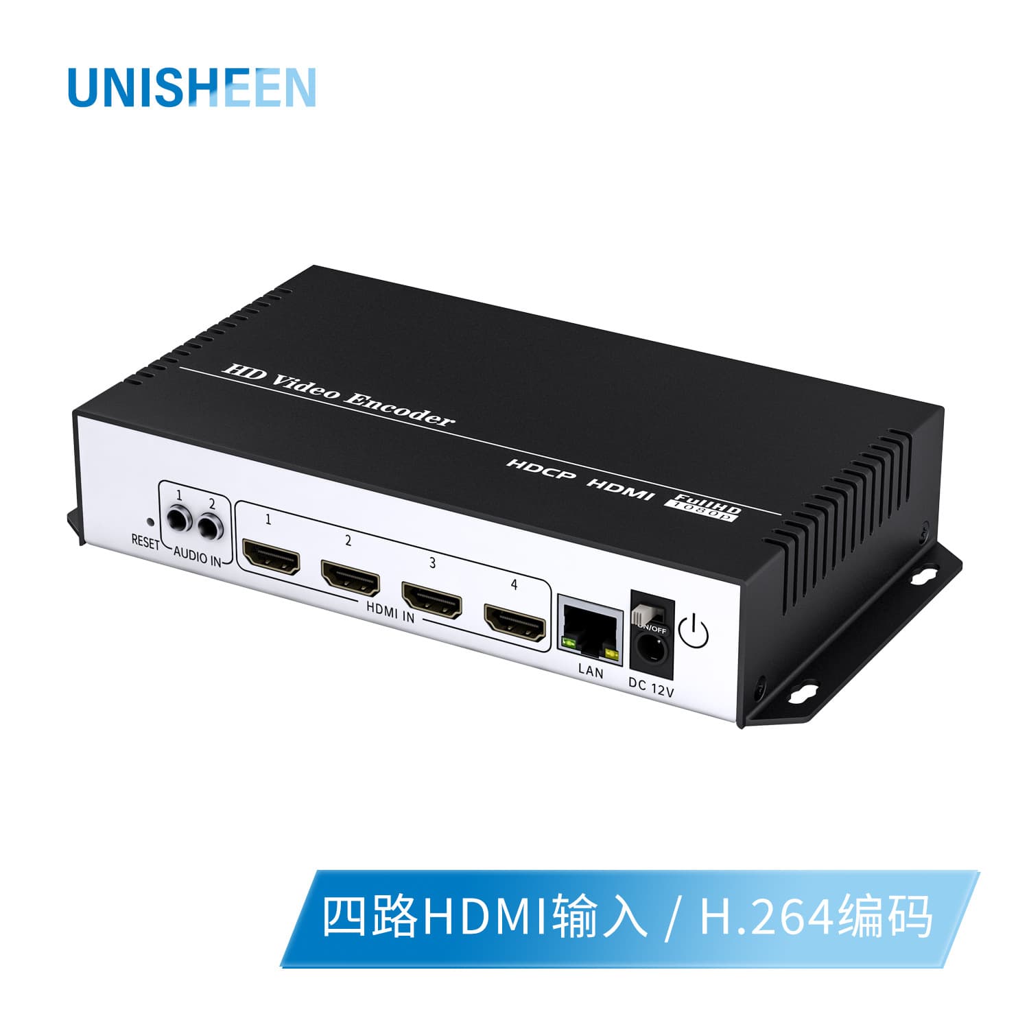Vmix Live Broadcast Machine Srt Low Bit Rate Low Latency Rtsp Live Broadcast 4K Four-Channel High-Definition Video Encoder Multi-Channel