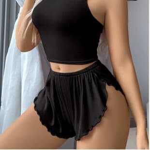 New Women's Loungewear Solid Color Backless Camisole for Cross-Border E-commerce on AliExpress and Amazon