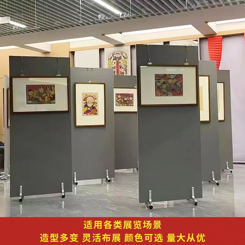 Preferred magnetic calligraphy and painting linen board wall calligraphy and painting exhibition exhibition art display publicity art board wall partition board